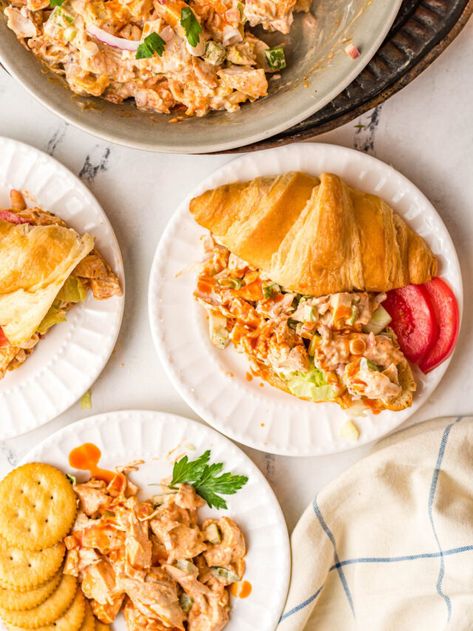 Cajun Chicken Salad Sandwich: A Spicy Twist for Summer Meals! - The Gingered Whisk Easy Chicken Salad Recipe, Cajun Chicken Salad, Chicken Salad Sandwich Recipe, Cooking Onions, Chicken Salad Recipe Easy, Easy Chicken Salad, Quick Lunch Recipes, Easy Sandwich Recipes, Cajun Cooking