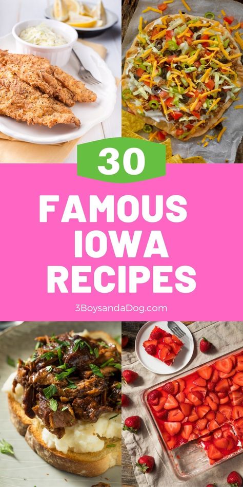 Iowa Recipes Comfort Foods, Iowa Maid Rites Recipe, Classic Midwest Recipes, Iowa State Fair Food, Idaho Recipes, Midwest Food, Iowa Recipes, Iowa Food, State Recipes