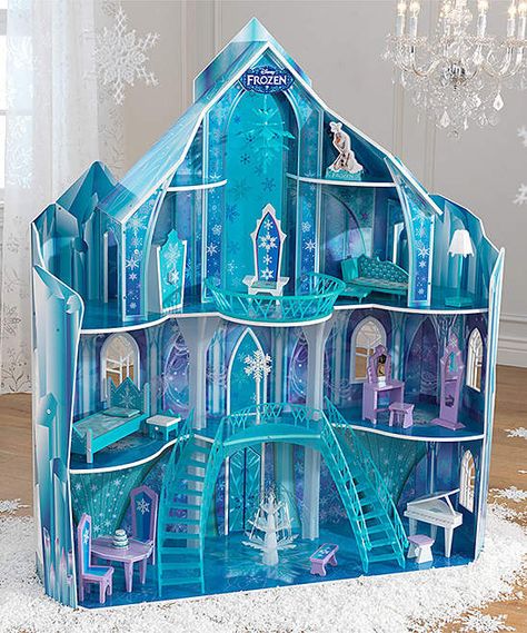 Frozen Ice Crystal Palace Dollhouse #palace#room#ice Frozen Dollhouse, Casa Disney, Frozen Castle, Frozen Dolls, Best Toddler Gifts, Frozen Toys, Frozen Snowflake, Elsa Doll, Frozen Ice