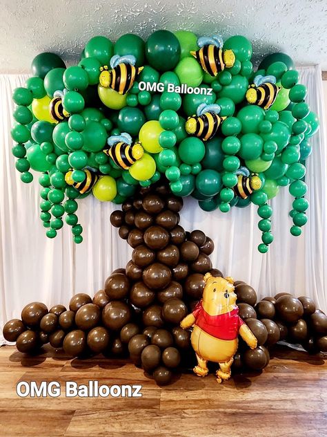 Balloon Tree, Tree Day, Balloon Crafts, Halloween Spooktacular, Healthy Halloween, Birthday Balloon Decorations, Balloon Backdrop, Safari Party, Trunk Or Treat