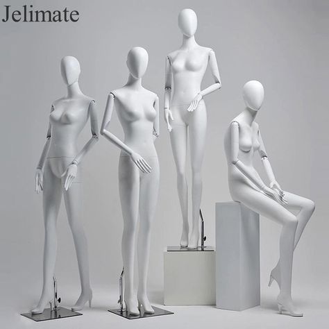 Exploring the Important Role of Jelimate Clothing Store Female Full Bo Clothing Display Rack, Store Mannequins, Mini Dress Form, Display Mannequins, Boutique Clothing Store, Clothing Displays, Standing Poses, Mannequin Heads, Wig Accessories