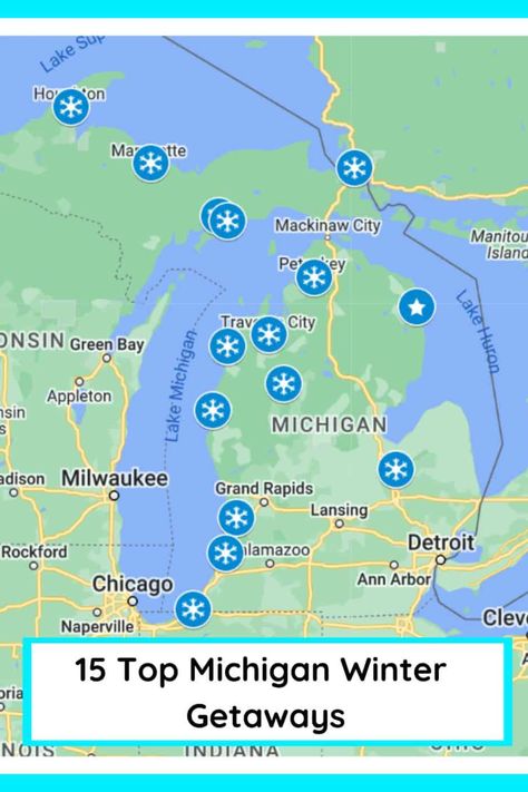 ❄️🎉Find your next Michigan adventure with 15 of the Best Michigan Winter Getaways ➡️We compiled a list detailing the top 15 destinations in the winter for the Great state of Michigan - https://mymichiganbeach.com/michigan-winter-getaways/ . 🔗 Don’t forget to follow us on Instagram and Facebook and check out our website - https://mymichiganbeach.com/ - for more awesome tips and tricks on how to explore Michigan like a local. 🌆 Upper Michigan Travel, Michigan Itinerary, Michigan Winter Getaways, Winter In Michigan, Lower Peninsula Michigan Travel, Michigan Beach Vacations, Places To Visit In Michigan, Michigan Winter, Winter Getaways