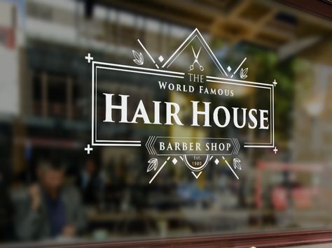 All Channels Branding for Hair House Barber Sop in San DIego Saloon Names, Barber Art, Barbershop Ideas, Barber Logo, Beauty Salon Furniture, Hair Salon Design, Hair Salon Interior, Channel Branding, Barbershop Design