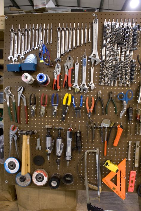 Explore bradjustinen's photos on Flickr. bradjustinen has uploaded 618 photos to Flickr. Organize Tools In Garage, Tools In Garage, Garage Organization Shelves, Organize Tools, Pegboard Garage, Garage Organization Systems, Garage Organization Tips, Garage Organisation, Pegboard Organization