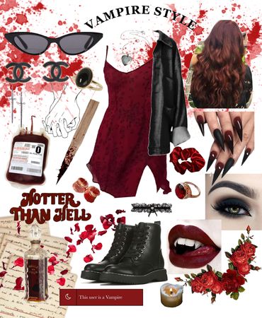 Vampire Makeup Everyday, Easy Vampire Halloween Costumes, Causal Vampire Outfit, Everyday Vampire Outfit, Vampire Costume Aesthetic Women, Vampire Outfit Female Modern, Vampire Costume Ideas Women Diy, Cute Vampire Outfit, Vampire Easy Costume