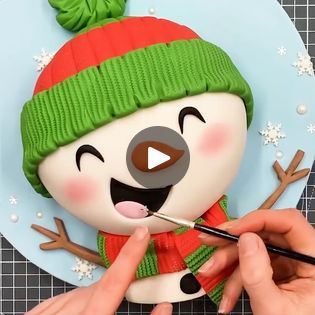 378K views · 6.2K reactions | Bake Up a Winter Wonderland with This Snowman Cake Tutorial | Bake Up a Winter Wonderland with This Snowman Cake Tutorial | By Zoe's Fancy Cakes | Facebook Snowman Cake Ideas, Zoes Fancy Cakes, 3d Snowman, Snowman Cake, Cake Tutorial, Fancy Cakes, Cake Decorating Tips, Christmas Cake, Decorating Tips