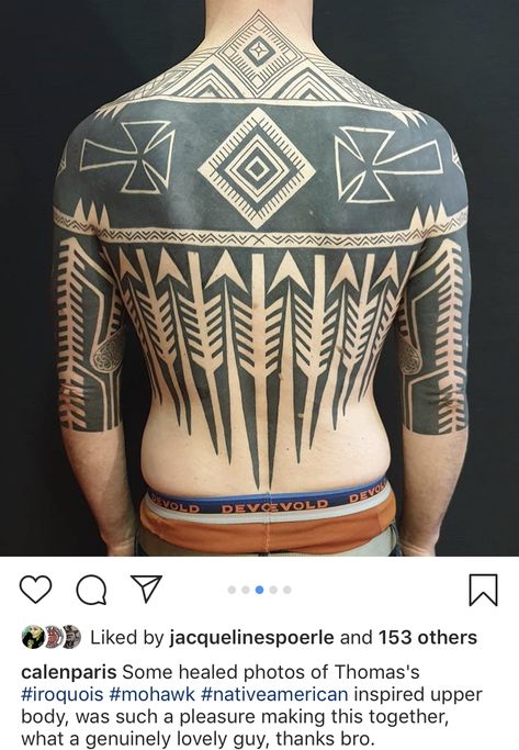 Iroquois Tattoo, Navajo Tattoo, Ornamental Tattoos, Woodland Indians, Native Tattoos, Ancient Tattoo, Native American Artwork, Polynesian Designs, Body Adornment