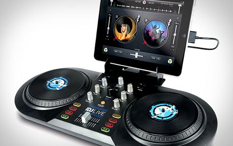 DJ on the go with an iPhone/Pod/Pad (http://www.numark.com/idjlive) #Music #iPhone Sound System Car, Digital Dj, Dj System, Apple Mobile, Teenager Gifts, Dj Gear, Ipad Accessories, Dj Music, Dj Equipment