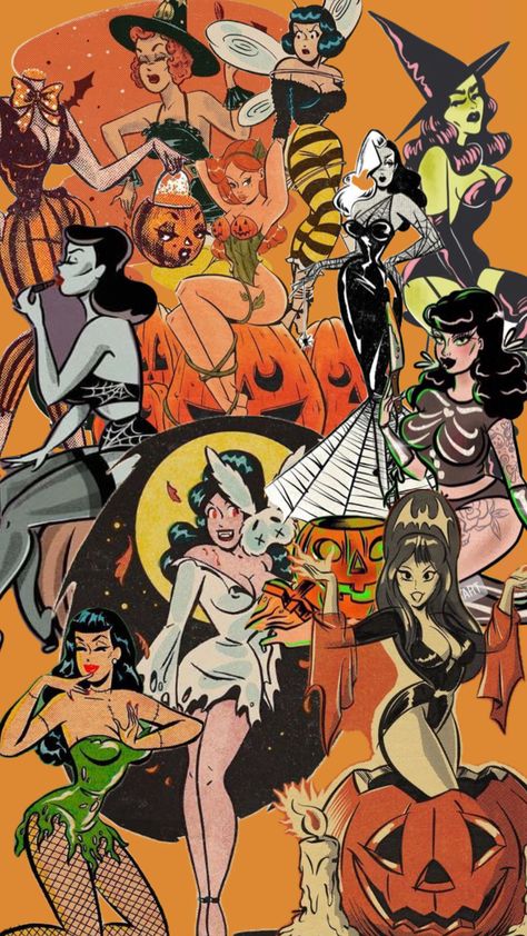 Halloween Pin Up, Halloween Wallpaper Iphone Backgrounds, Halloween Wallpaper Cute, Kei Visual, Witchy Wallpaper, Halloween Wallpaper Iphone, Season Of The Witch, Halloween Poster, Locked Wallpaper