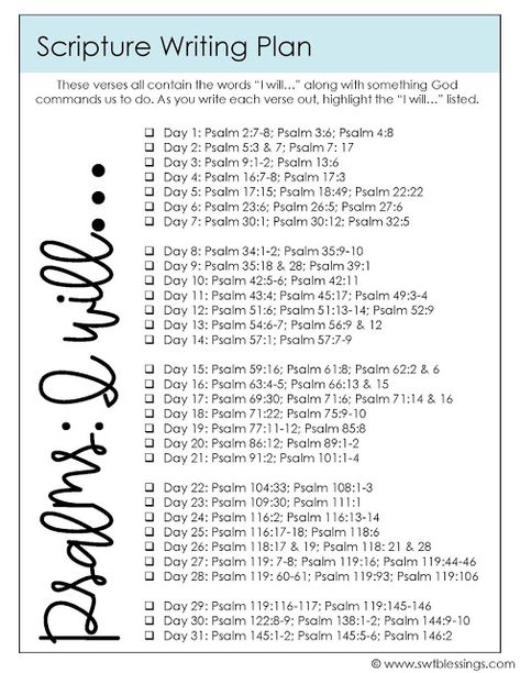 psalms i will scripture writing plan January Scripture Writing, Bible Study Plan, Scripture Writing Plan, Plan Day, Study Stuff, Scripture Writing Plans, Scripture Writing, Quotes Arabic, Writing Plan