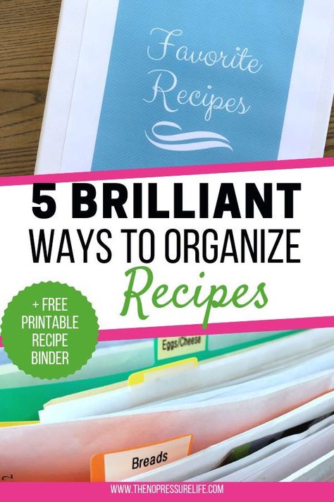 Recipe Binder Ideas, Recipe Storage Ideas, Recipe Organization Ideas, Recipe Organization Binder, Recipe Binder Printables, Organize Recipes, Diy Cookbook, Wine Magazine, Bathroom Organization Diy