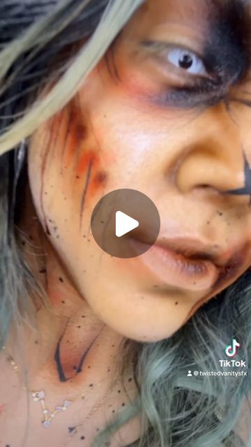 Selina on Instagram: "Zombie vibes 
.
.
.
#zombie #zombies #zombieapocalypse #makeupideas #makeuptutorial #makeupartist #makeupartist #makeuaddict #bodypaint #bodypaintingartists #bodypaintingartists #bodypainting #bodypainter #bodypaintings #airbrush #airbrushmakeup #airbrushart #sfx #halloween #halloweenmakeup" Zombie Make Up, Fun Office, Spooky Party, Zombie Makeup, Airbrush Art, Airbrush Makeup, Zombie Apocalypse, Beauty Shop, Body Painting