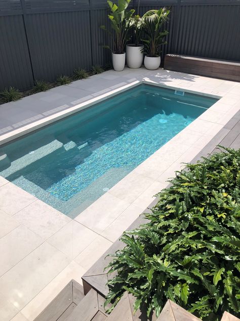 Lithic Australia's Rumi limestone used for pool paving. Girls Bedroom Decorating, Pool Area Landscaping, Garden Pool Design, Luxury Pools Backyard, Pool Paving, Rental Friendly, Pools For Small Yards, Pool Shed, Outside Pool