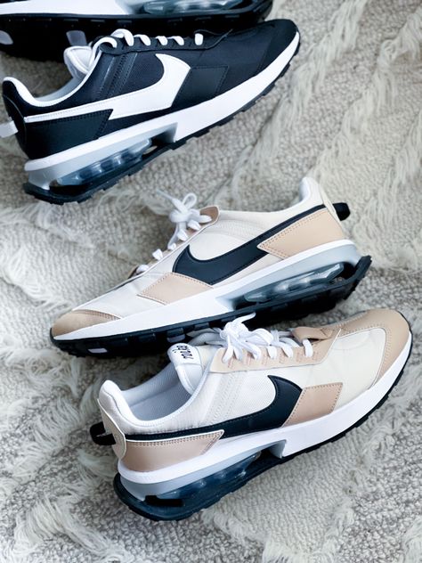 Cute Neutral Nikes Athleisure Shoes Mens, Nike Pre Day Outfit, Guys Nike Shoes, Nike Air Max Pre Day Outfit, Nike Running Shoes For Men, Nike Air Max Pre Day, Mens Gym Shoes, Shoes Neutral, Nikes Nike