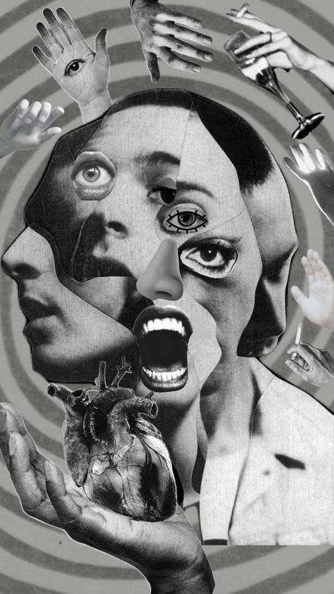 Dadaism Art, Dorian Grey, Surreal Collage Art, Face Collage, Collage Portrait, Collage Art Projects, Surreal Collage, Gcse Art, Arte Inspo