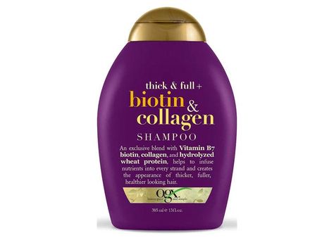 The 20 Best Shampoos for Thinning Hair in 2022 - PureWow Shampoo Product, Biotin And Collagen Shampoo, Thickening Hair, Drugstore Shampoo, Hair Thickening Shampoo, Volume Shampoo, Biotin Shampoo, Shampoo For Thinning Hair, Brown Spots On Face