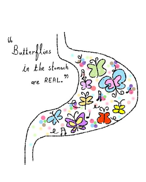 Butterflies in the stomach Butterflies Stomach Drawing, I Have Butterflies In My Stomach, Love Butterflies Stomach, Getting Butterflies In Your Stomach, Butterflies In Stomach Art, Butterflies In Stomach Aesthetic, Butterflies In Stomach Quotes, Butterflies In Stomach Drawing, Stomach With Butterflies