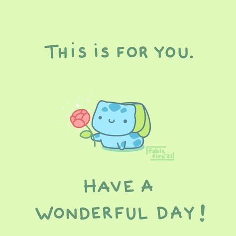 Cute Bulbasaur, Pokemon Quotes, Bulbasaur Pokemon, Cute Motivational Quotes, Cheer Up Quotes, Cute Text Quotes, Anime Artist, Cute Pokemon Pictures, Cute Inspirational Quotes