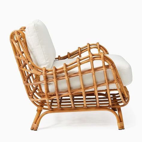 Savannah Rattan Chair Cottage Awning, White Rattan Furniture, Home Furniture Ideas, Vintage Rattan Furniture, Rattan Accent Chair, Rattan Lounge Chair, Chair For Living Room, Vintage Rattan, Rattan Armchair