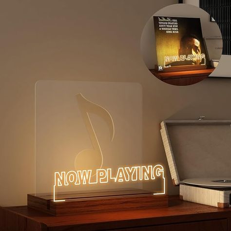 Amazon.com: YuanDian Now Playing Vinyl Stand, Light up Now Spinning Record Stand, Wooden Acrylic Holder for Vinyl Album Display Storage, Vinyl Record LED Display Storage Collection Holder : Home & Kitchen Vinyl Stand, Record Album Storage, Album Display, Vinyl Record Stand, Vinyl Record Holder, Vinyl Record Display, Album Storage, Record Stand, Record Player Stand