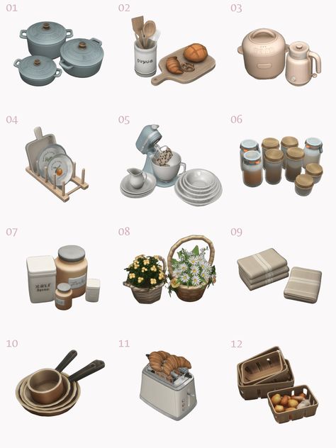 Sims 4 CC Finds: Baking Bonanza - Discover Your Perfect Kitchen Essentials! Sims 4 Cc Clothes Essentials, Sims 4 Pastry Cc, Ts4 Furniture Cc Set, Sims 4 Kitchen Decor Cc, Sims 4 Kitchen Decor, Kitchen Clutter Sims 4 Cc, Sims 4 Cc Kitchen Decor, Sims 4 Clutter Maxis Match, Sims 4 Cc Finds Furniture