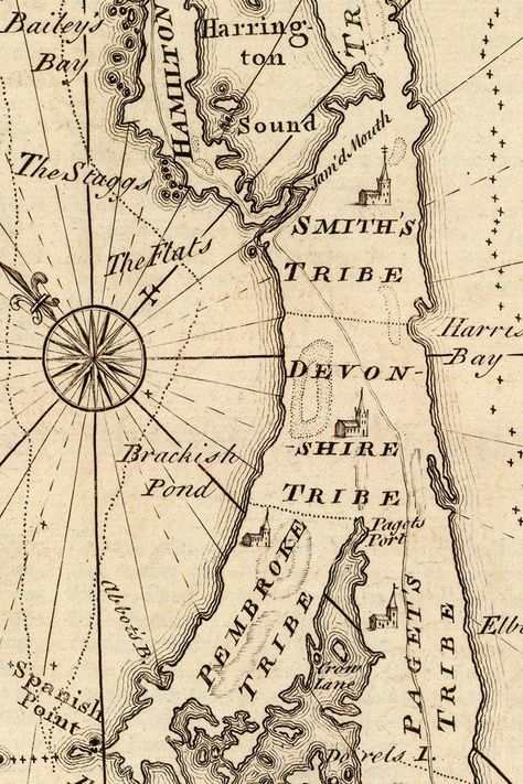 Reproduction print of a vintage 1747 Nautical chart of Bermuda. Lab printed on Fujicolor Crystal Archive Matte paper. Some of the small type may not be completely legible at the sizes smaller than 20x30 inches. Sizes 20x30 inches and smaller ship flat in a cardboard box. Sizes larger than 20x30 inches ship loosely rolled in a rigid tube. All mounted/framed prints ship flat. Additional sizes and customization may be available, contact us for more info. Ancestry Map, Map Pattern, Nautical Map, Nautical Chart, Men Photography, Compass Rose, Vintage Nautical, Nautical Art, Antique Maps