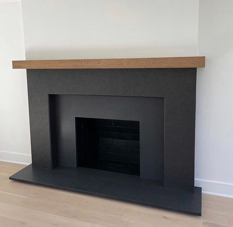 Fireplaces Archives - Armina Stone Modern Fireplace Black Tile, Fireplace Rack Insert, Black Fireplace With Hearth, Contemporary Mantel Decor, Wide Fireplace Wall, Scandinavian Fireplace Nordic Design, Metallic Fireplace, Slate Tile Fireplace, Modern Traditional Fireplace