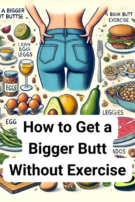 In today’s beauty-conscious world, having a bigger butt is a common desire, but not everyone has the time for rigorous workouts. Fortunately, there are ways to achieve a fuller, rounder butt without hitting the gym. This guide explores how to get a bigger butt without exercise through dietary adjustments, lifestyle changes, and beauty treatments. Exercises For Bigger But, Workouts To Make Your But Bigger, How To Get Bigger 🍒, Bigger Hips Workout, How To Get Bigger, Protein Rich Foods, Hip Workout, Good Posture, Improve Posture