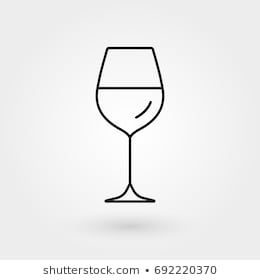 Wine Glass Outline Tattoo, Wine Glass Minimalist Tattoo, Wine Glass Outline, Wine Tattoo, Transparent Background Image, Rosé Wine, Rosé Png, Png Free Download, Jewelry Tattoo