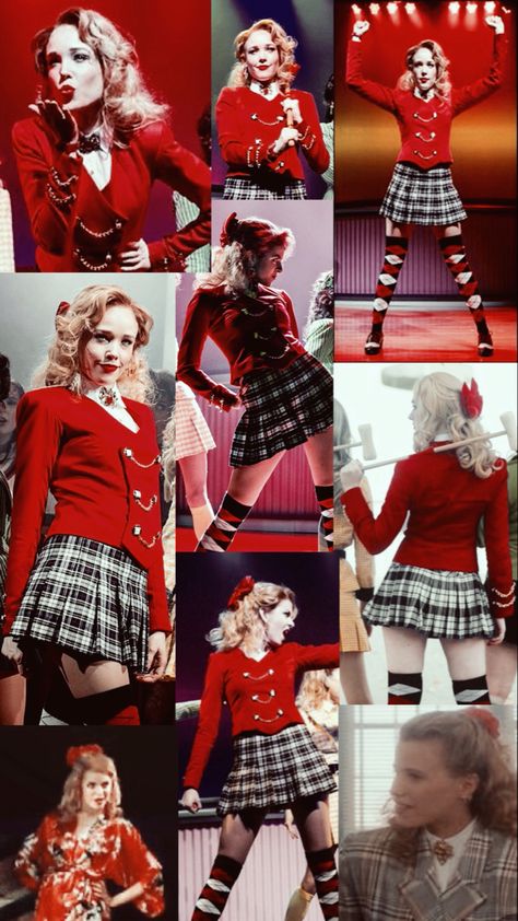 Heathers The Musical Costume, Chandler Wallpaper, Heathers Cosplay, Heather Aesthetic, Heathers Costume, Heathers Wallpaper, Heathers Fan Art, Musical Theatre Costumes, Heathers Movie