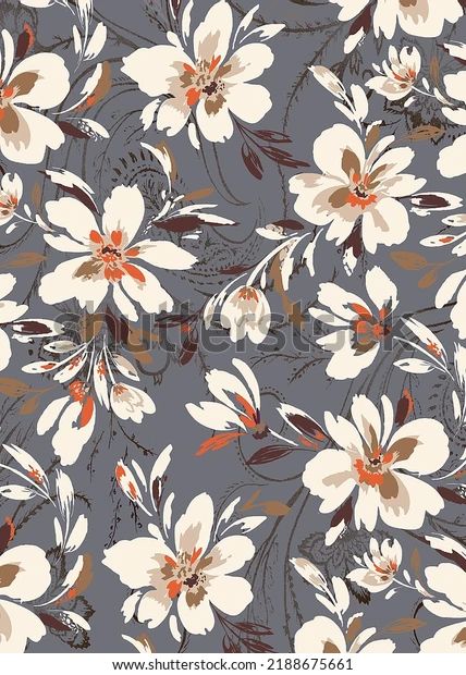 Flowers Watercolor Illustrationmanual Composition Watercolor Elements Stock Illustration 2188675661 | Shutterstock Gemotrical Patterns, Composition Watercolor, Flower Fabric Pattern, Floral Pattern Wallpaper, Botanical Flower Art, Watercolor Elements, Pattern Design Inspiration, Texture Graphic Design, Paisley Art