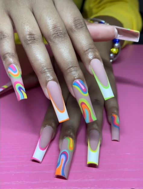 Nails 2023 Color Trends, 2023 Color Trends, Fall Nails 2023, 2023 Color, Diy Acrylic Nails, Drip Nails, Fall Beauty, Colored Acrylic Nails, French Tip Acrylic Nails