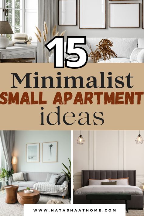 Small apartment ideas Efficiency Apartment Decorating Ideas, Furnishing Small Apartment, Minimalistic Decorating Ideas, 1 Bedroom Apartment Decor Ideas, How To Decorate Apartment, Efficiency Apartment Ideas, Small Space Apartment Ideas, Townhome Decor, Minimalist Small Apartment