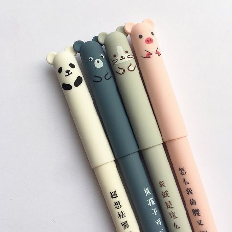 Smarter Shopping, Better Living! Aliexpress.com Cute Stationary School Supplies, Erasable Gel Pens, School Pens, Cute School Stationary, Kawaii School Supplies, Kawaii Pens, Kawaii Pig, Animal Pen, Cool School Supplies