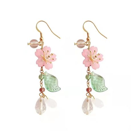 PRICES MAY VARY. Charm Dangle Earrings: the earrings are designed as the tassels of flower and leaf, blossom earrings,exaggerated but not heavy, full of spring and summer atmosphere, suitable for all outfits. Suitable for Any Occasion:From weekend brunches to nights out with this vivid flower earrings, you’ll find plenty of occasions to wear these eye-catching earrings. High Quality Earrings: the earrings are made of alloy and acrylic, and hooks are made of metal, each part is tightly connected Resin Petals, Accessories Ear, Cherry Earrings, Long Tassel Earrings, Summer Earrings, Costume Jewelry Earrings, Long Drop Earrings, Holiday Earring, Flower Accessories