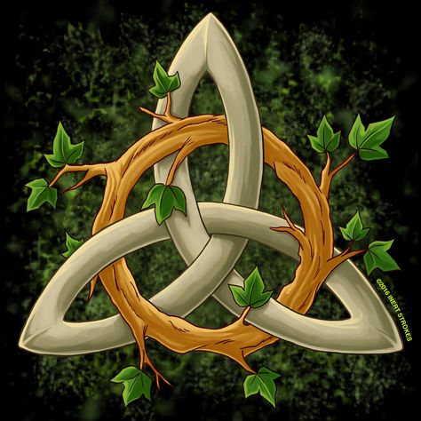 Celtic Triquetra, Inert Strokes on ArtStation at https://www.artstation.com/artwork/YzV16 Celtic Artwork, Celtic Triquetra, Pagan Symbols, Pop Art Images, Wiccan Symbols, Drawing Digital Art, Norse Symbols, Muster Tattoos, 3d Printer Designs