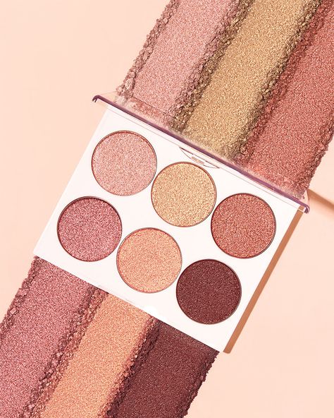 Eyeshadow | Makeup Collection | FLOWER Beauty Rose Gold Colour Palette, Rose Gold Color Palette, Sahara Rose, Colorful Eyeshadow Palette, Gold Eyeshadow Palette, Rose Gold Aesthetic, Metallic Eyes, Shimmery Eyeshadow, Eye Pigments