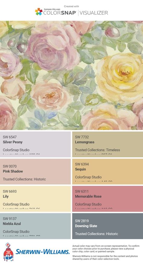 French Colors Palette, Spring Paint Colors, Pastel Vintage Color Palette, Shabby Chic Color Palette Colour Schemes, Vintage Spring Color Palette, French Colour Palette, Home Palette, Vintage Garden Color Palette, Spring Colour Pallette