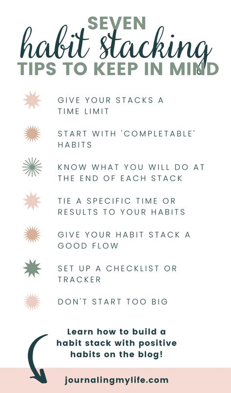 Habit Stacking - How To Turn Your Daily Habits Into Sustainable Routines • Keri Ann Baker Habit Stacking Template, Habit Stacking Ideas, Habit Stacking Morning Routines, Creating Routines, Keystone Habits, Tiny Habits, Building Habits, Life Mastery, Habit Stacking