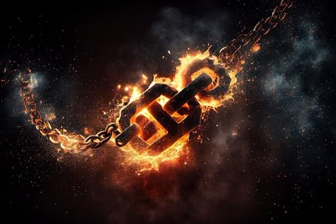 Breaking Chains Art, Chain Background, Chain Breaking, Breaking Chains, Fire Background, Chains Aesthetic, Diamond Background, Inktober 2023, Social Media Branding Design