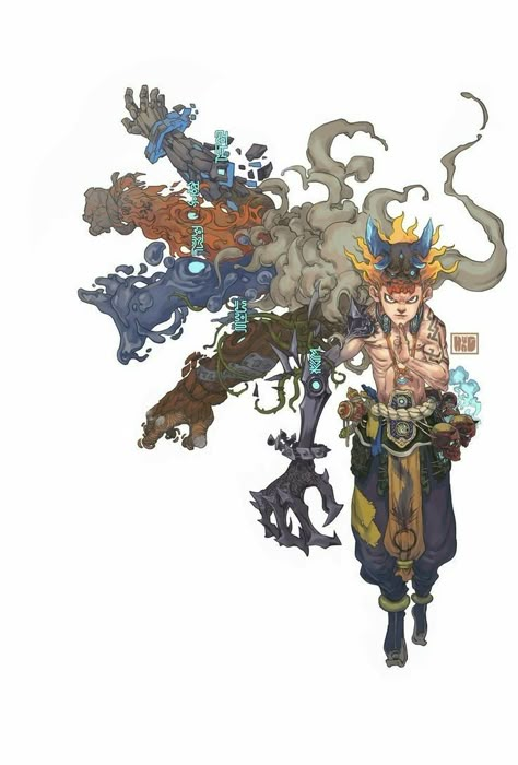 Hang Nguyen, 5 Elements, 캐릭터 드로잉, Arte Fantasy, 판타지 아트, 영감을 주는 캐릭터, Anime Oc, Character Design References, Fantasy Character Design