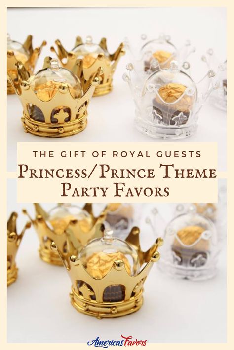 Once Upon A Time Birthday Party Favors, Crown Party Favors, Royal Family Birthday Party, Prince And Princess Party Favors, Queen Esther Themed Party, Royal Court Party Theme, Royal Table Decorations, Royalty Theme Party Decoration, Royal Ball Decorations