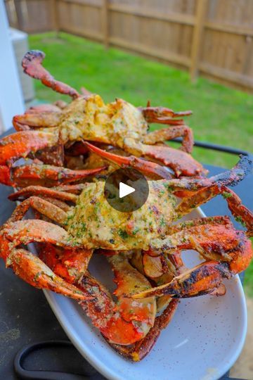 1.3M views · 20K reactions | Chargrilled Blue Crabs might be one of the best things you can ever eat. I’m telling y’all it’s pressuuurreee! #mealsbyaldenb #southernmade #bluecrab | Alden Boudy | Alden Boudy · Original audio Blue Crab Recipes, Best Homemade Spaghetti Sauce, Grilled Crab, Seafood Ideas, Seafood Dinners, Lobster Dishes, Seafood Diet, Crab Dishes, Blue Crabs