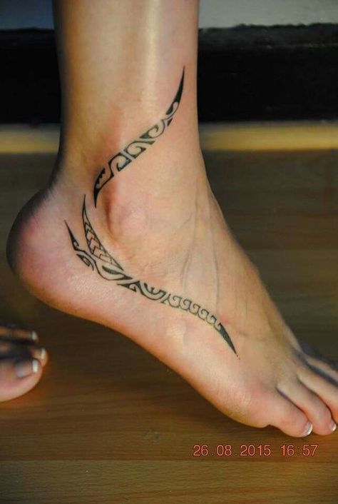 220+ Most Beautiful Hawaii Tattoo Ideas and Designs (2023) - TattoosBoyGirl Polynesian Ankle Tattoo, Ankle Tats, Maori Tattoo Frau, Ankle Tattoo For Girl, Polynesian Tattoos Women, Hawaii Tattoos, Ankle Tat, Maori Tattoos, Ankle Tattoos For Women