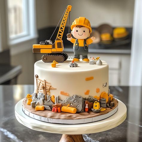 🚧 Calling all boy moms of kids obsessed with construction! 🛠️ If your little guy loves diggers, dump trucks, and hard hats, then these Construction Birthday Party ideas are for you! 🎉 Build the perfect party for your own little builder. 🏗️ Save this post for later or share it with other friends whose boys also love construction. 👷‍♂️ #ConstructionParty #BoyMomLife #BirthdayPartyInspo Construction Theme Cake Ideas, Truck Themed Birthday Cake, Birthday Cake Boy 4th Birthday, Construction Birthday Cake Boys, Construction Cupcakes For Boys, Construction Cake For Boys, Construction Theme Birthday Party Food, Construction Birthday Party Cake, Boy Construction Birthday Party