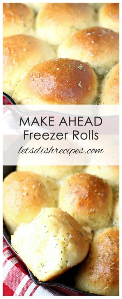 Freezer Rolls, Fluffy Rolls, No Yeast Dinner Rolls, Frozen Dinner Rolls, Frozen Dinner, Frozen Rolls, Freezer Dinners, Tasty Bread Recipe, Homemade Rolls