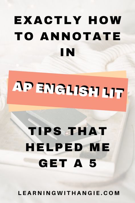 Check out these AP Literature notes on how to annotate a book effectively. These simple tips helped me get straight-As in the class and score a 5 on the final exam. How To Take Notes For English Literature, How To Annotate Literature, How To Annotate A Book For School, How To Annotate, Annotating Academic Books, How To Annotate A Book, Teaching Annotation Elementary, Teaching Annotation Middle School, Ap Lang