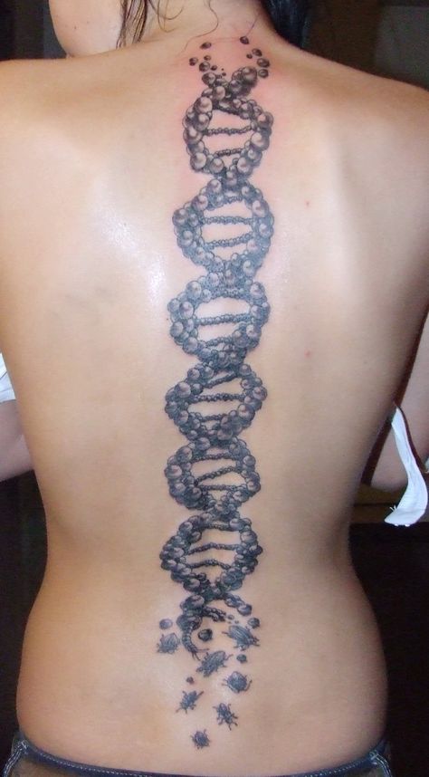 Chemistry Tattoo, Compass And Map Tattoo, Dna Tree, Science Tattoo, Dna Strand, Science Tattoos, Dna Tattoo, Dna Helix, Molecule Tattoo