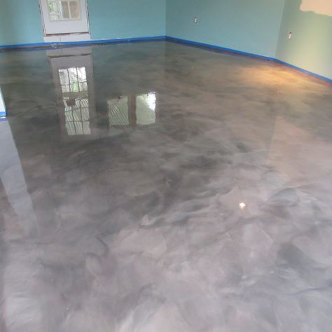 5 Reasons You Should Use Epoxy Basement Floor Paint 5 Basement Concrete Floor Paint, Cement Floor Diy, Basement Floor Paint, Diy Stained Concrete Floors, Garage Floors Diy, Painted Cement Floors, Concrete Floors Living Room, Epoxy Floor Basement, Concrete Floors Diy