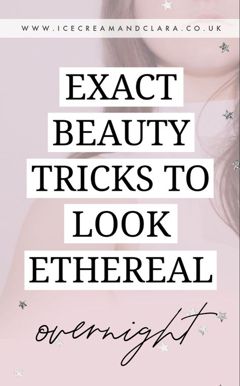 How to look pretty overnight beauty hacks and makeup tips Ethereal Boho Aesthetic, How To Look Ethereal, How To Be Ethereal, Ethereal Look, Etheral Aethstetic, Ethereal Archetype, Ethereal Aesthetic Fashion Casual, Soft Ethereal Aesthetic Outfits, Ethereal Beauty Aesthetic